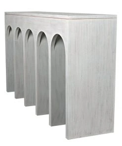 Noir Bridge Console, White Wash