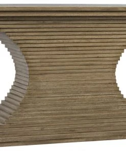 Noir Cambio Console, Bleached Walnut LIVING ROOM