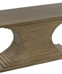 Noir Cambio Console, Bleached Walnut LIVING ROOM