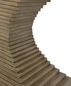 Noir Cambio Console, Bleached Walnut LIVING ROOM