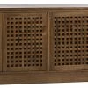 Media Consoles & TV Stands Noir Genti 4 Door Sideboard, Dark Walnut