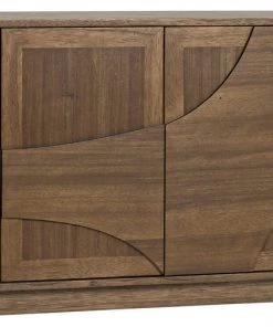 Media Consoles & TV Stands Noir Collage Sideboard, Dark Walnut