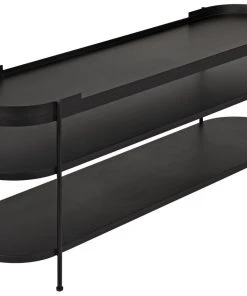 LIVING ROOM Noir Cassio Consode, Black Metal