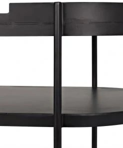 LIVING ROOM Noir Cassio Consode, Black Metal