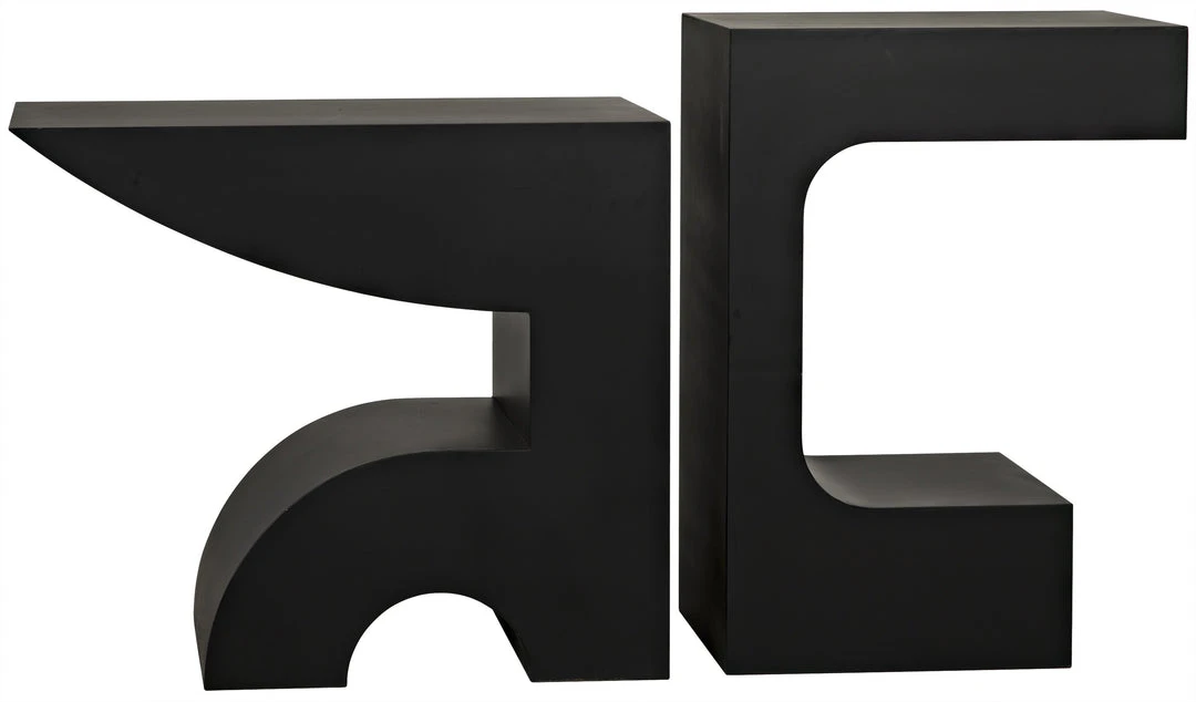 Noir Shiba Console, Black Metal 3 Noir Shiba Console, Black Metal