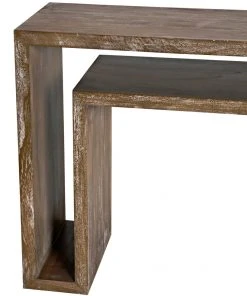 Console Tables Noir Caine Console, Grey Wash
