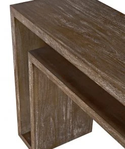 Console Tables Noir Caine Console, Grey Wash