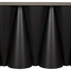 LIVING ROOM Noir Salt + Pepper Console, Black Metal