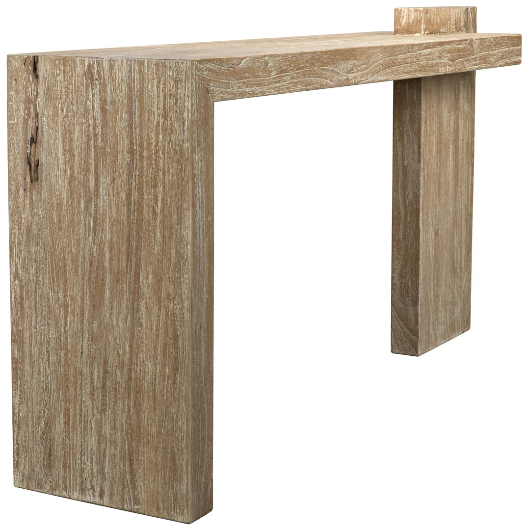 LIVING ROOM Noir Hammond Console, Distressed Mindi 10 LIVING ROOM Noir Hammond Console, Distressed Mindi