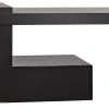 Noir Impendeo Console, Black Metal LIVING ROOM