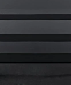 Console Tables Noir Kyoto Console, Black Metal