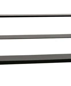 Console Tables Noir Kyoto Console, Black Metal