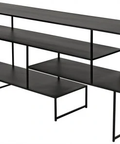Noir Metro Console, Black Metal