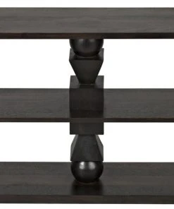 Console Tables Noir Lyra Console, Ebony Walnut 15 Console Tables Noir Lyra Console, Ebony Walnut