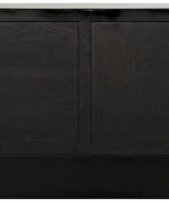 Media Consoles & TV Stands Noir Elevation Sideboard, Ebony Walnut With Metal Details