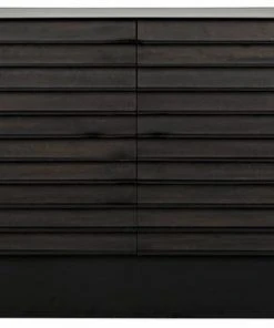 Media Consoles & TV Stands Noir Elevation Sideboard, Ebony Walnut With Metal Details