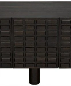 Media Consoles & TV Stands Noir Vega Sideboard, Ebony Walnut 15 Media Consoles & TV Stands Noir Vega Sideboard, Ebony Walnut