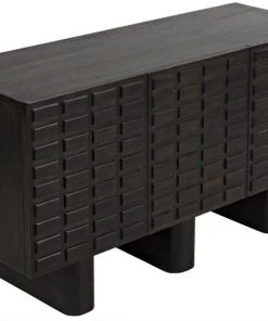 Media Consoles & TV Stands Noir Vega Sideboard, Ebony Walnut 19 Media Consoles & TV Stands Noir Vega Sideboard, Ebony Walnut