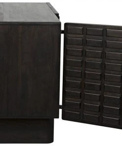 Media Consoles & TV Stands Noir Vega Sideboard, Ebony Walnut 20 Media Consoles & TV Stands Noir Vega Sideboard, Ebony Walnut