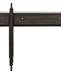 Console Tables Noir Keira Console, Ebony Walnut