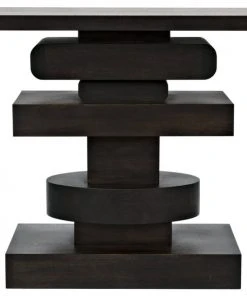 Noir Solange Console, Ebony Walnut