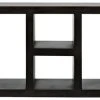 Noir Faction Console, Ebony Walnut Console Tables