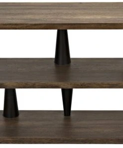 Noir Mood Console, Ebony And Dark Walnut