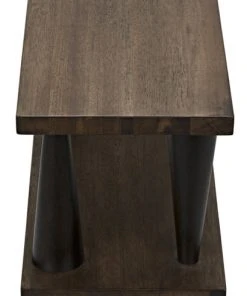 Noir Mood Console, Ebony And Dark Walnut