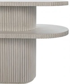 Noir Parker Console, White Wash Console Tables