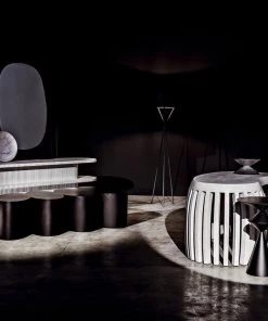 Noir Parker Console, White Wash Console Tables