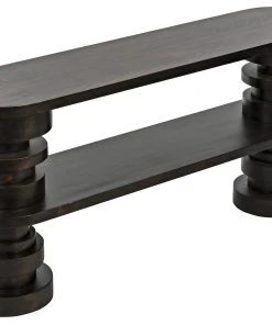Console Tables Noir Fuller Console, Ebony Walnut