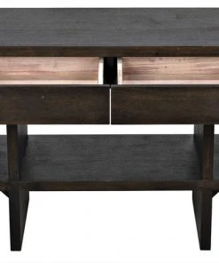 Noir Kirill Console, Ebony Walnut Console Tables 16 Noir Kirill Console, Ebony Walnut Console Tables