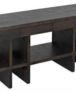 Noir Kirill Console, Ebony Walnut Console Tables 17 Noir Kirill Console, Ebony Walnut Console Tables