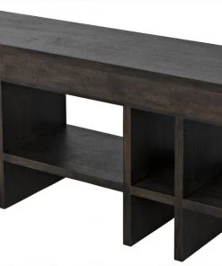 Noir Kirill Console, Ebony Walnut Console Tables 19 Noir Kirill Console, Ebony Walnut Console Tables