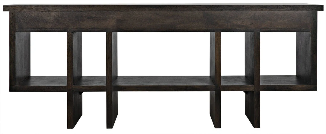 Noir Kirill Console, Ebony Walnut Console Tables 11 Noir Kirill Console, Ebony Walnut Console Tables