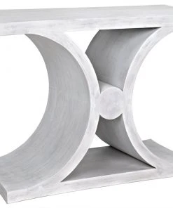 Noir Tara Console, White Wash