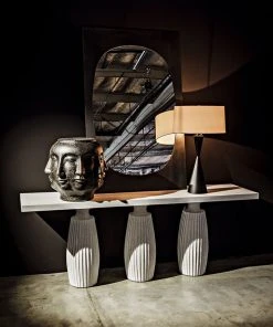 Noir Evelyn Console, White Wash