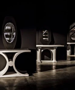 Noir Evelyn Console, White Wash