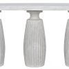 Noir Evelyn Console, White Wash