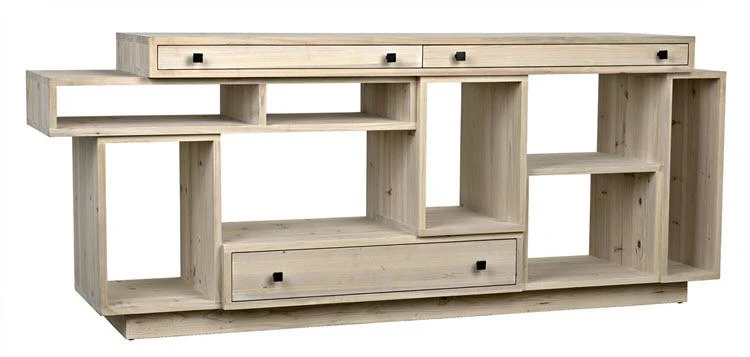 Media Consoles & TV Stands Noir Harry Sideboard, Bleached Old Wood 6 Media Consoles & TV Stands Noir Harry Sideboard, Bleached Old Wood