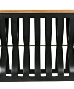 Console Tables Noir Juana Console, Pale Finish, Waxed Top 18 Console Tables Noir Juana Console, Pale Finish, Waxed Top