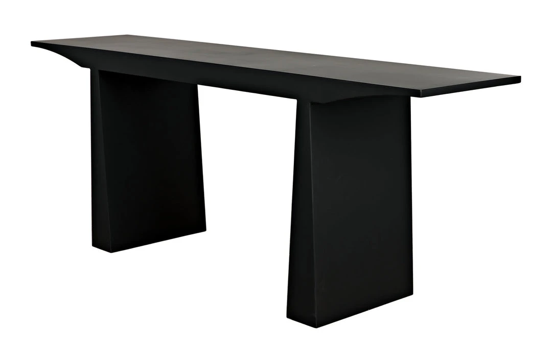Console Tables Noir Truss Console, Black Metal 12 Console Tables Noir Truss Console, Black Metal