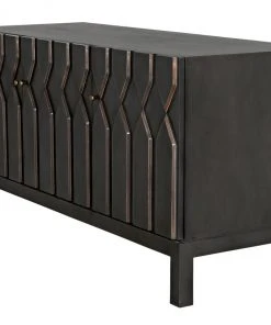 Noir Anubis Sideboard, Pale Rubbed