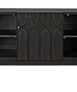 Noir Anubis Sideboard, Pale Rubbed