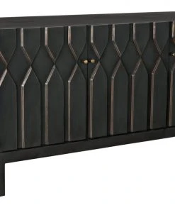 Noir Anubis Sideboard, Pale Rubbed