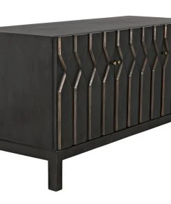 Noir Anubis Sideboard, Pale Rubbed
