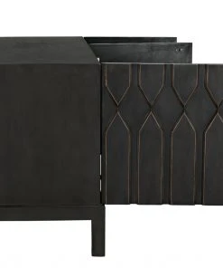 Noir Anubis Sideboard, Pale Rubbed