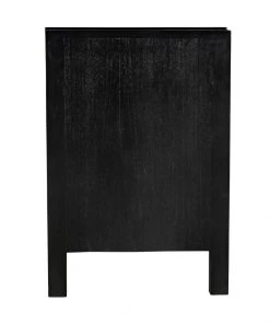 Media Consoles & TV Stands Noir Weston Sideboard, Hand Rubbed Black With Light Brown Trim 23 Media Consoles & TV Stands Noir Weston Sideboard, Hand Rubbed Black With Light Brown Trim