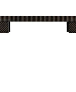 Noir Nabu Console, Pale With Light Brown Trim