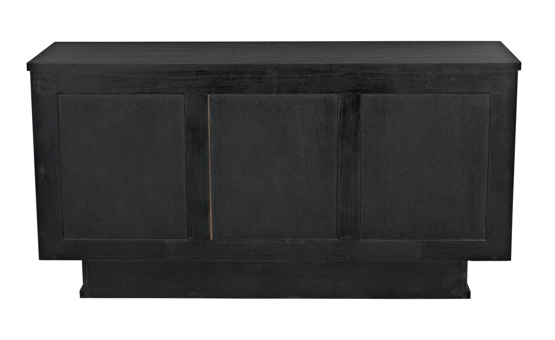Media Consoles & TV Stands Noir St Helens Sideboard, Hand Rubbed Black With Mindi Details 12 Media Consoles & TV Stands Noir St Helens Sideboard, Hand Rubbed Black With Mindi Details